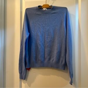 SOLD!!!  MINNIE  ROSE NWT Blue cashmere Crewneck Sweater XS